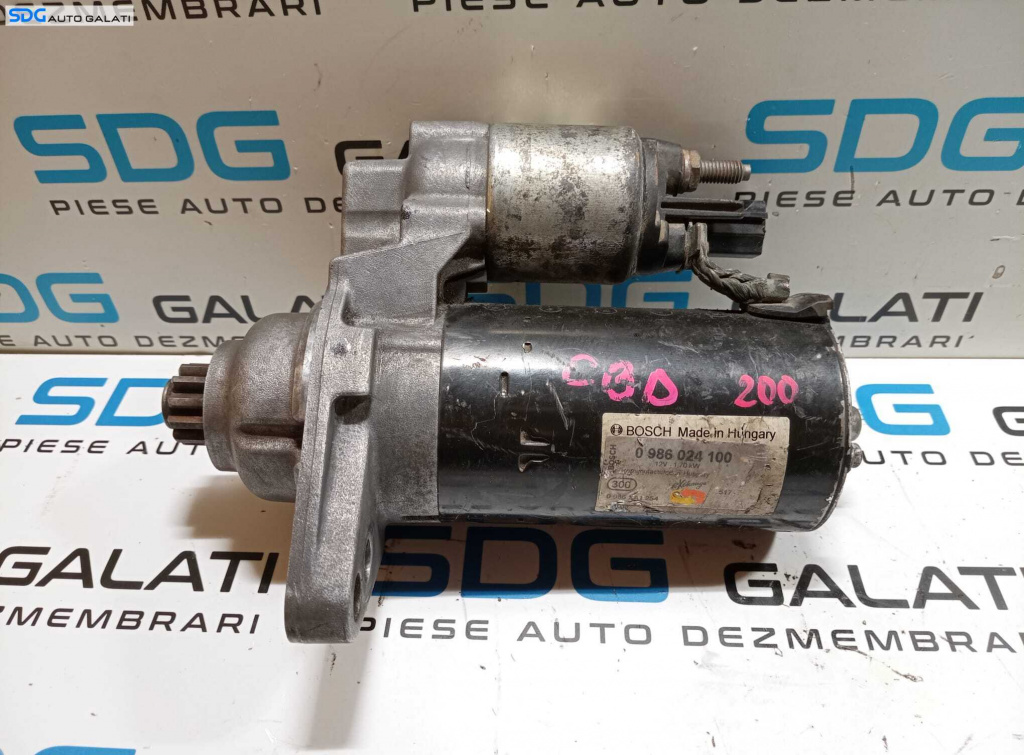 Electromotor cu 11 Dinti Skoda Fabia 2 1.2 TDI CFW CFWA 2007 - 2015 Cod 02Z911023N 0001123028 [M7209]