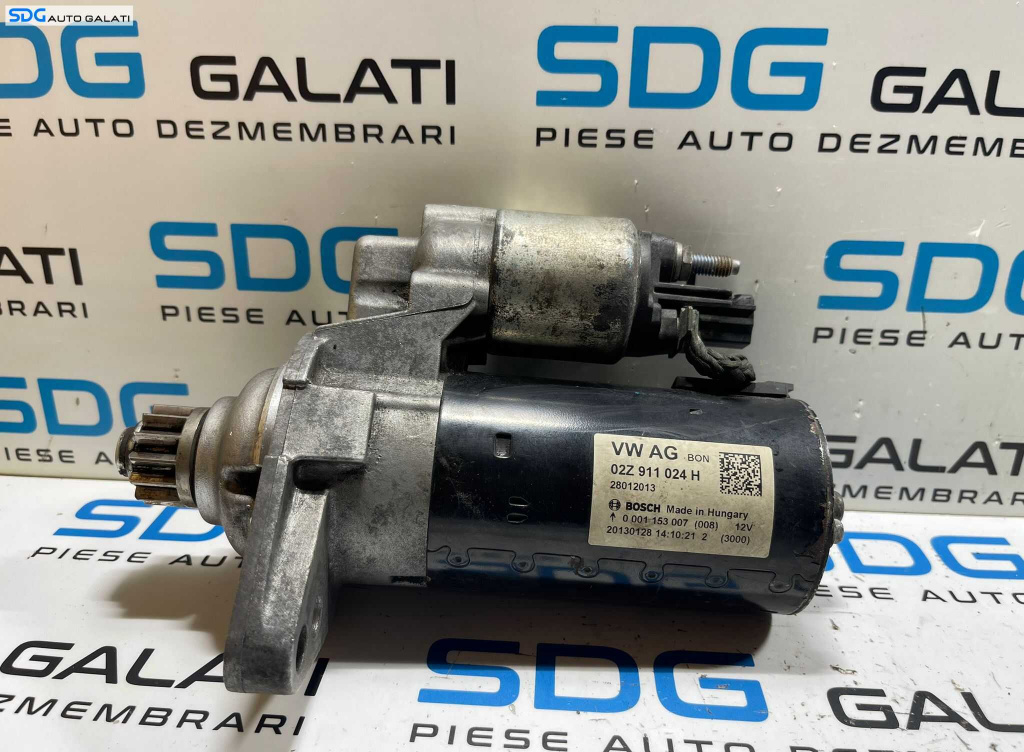 Electromotor cu 13 Dinti Audi Q3 2.0 TDI DFGA DTSB DTSA DFHA DTUA 2018 - Prezent Cod 02Z911024H 0001153007 0001153008 1005831827 [M7208]