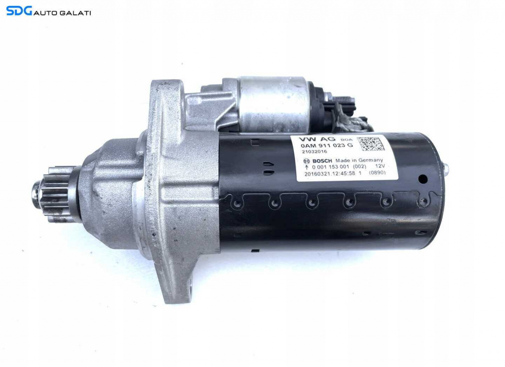 Electromotor cu 13 Dinti Volkswagen Golf 6 1.6 TDI CAY CAYB CAYC 2008 - 2014 Cod 0AM911023G 0001153001 0001153002 [B3683]