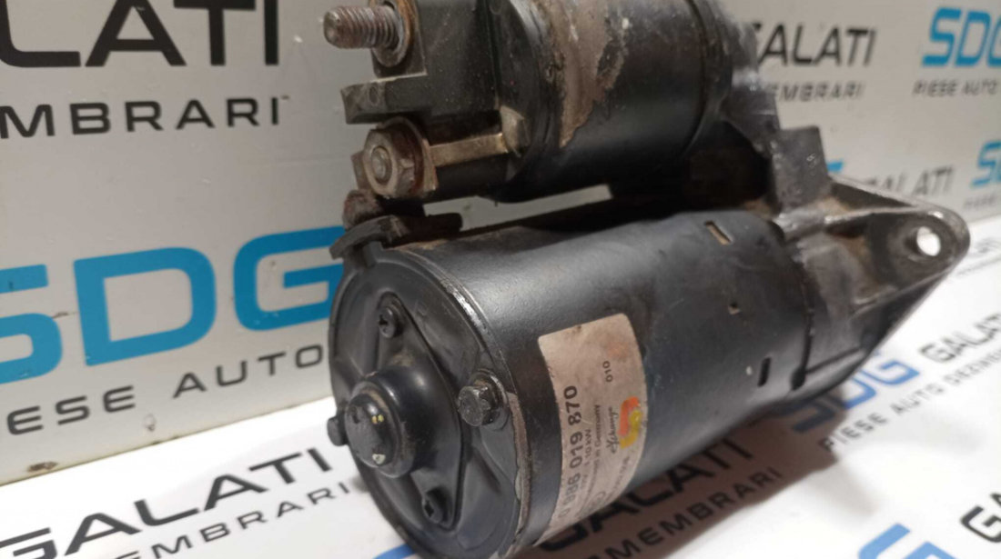 Electromotor cu 9 Dinti Caneluri Opel Agila A 1.2 2000 - 2007 Cod 0986019870 1005831153 [M3430]