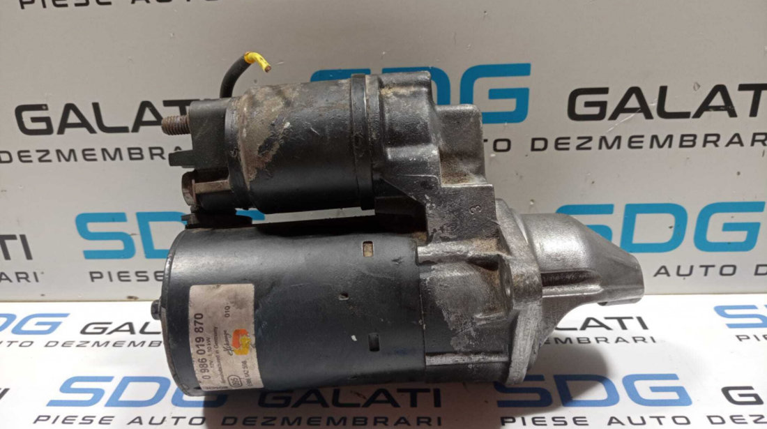 Electromotor cu 9 Dinti Caneluri Opel Corsa C 1.8 2000 - 2008 Cod 0986019870 1005831153 [M3430]