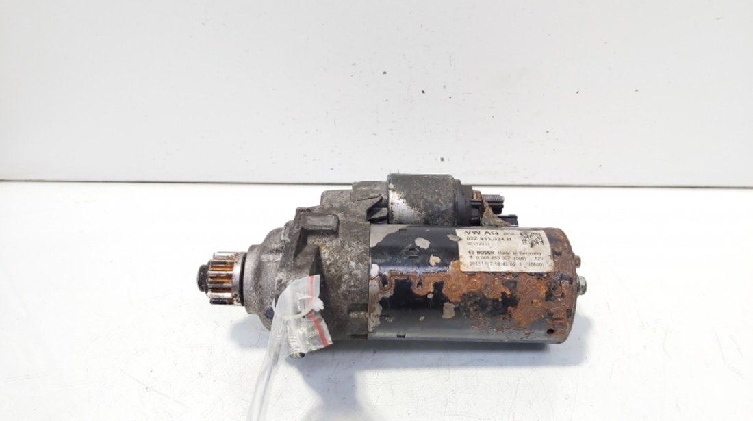 Electromotor cu Start-Stop, cod 02Z911024H, Vw Golf 6 Cabriolet (517) 1.6 TDI, CAY, 5 vit man (idi:647519)