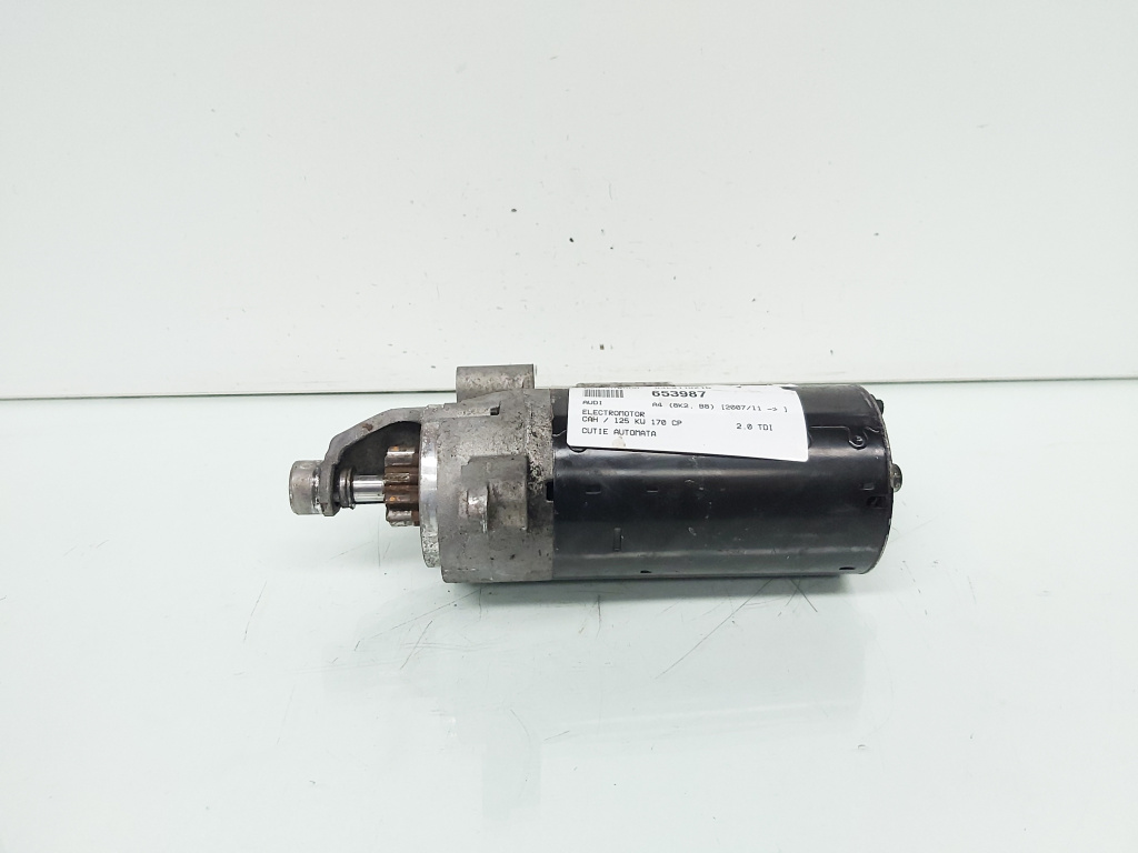 Electromotor cu Start Stop, cod 03L911021C, Audi A5 Cabriolet (8F7), 2.0 TDI, CAH, cutie automata (idi:653987)