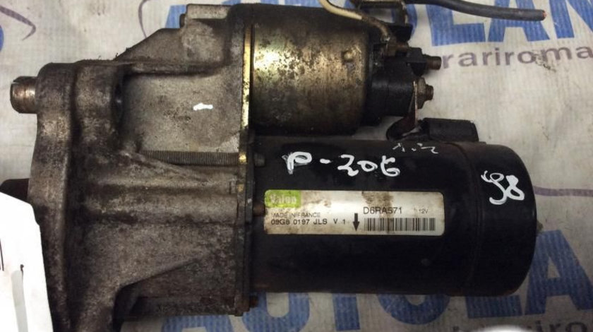 Electromotor D6ra571 1.4 B-9 Dinti Peugeot 206 hatchback 2A/C 1998