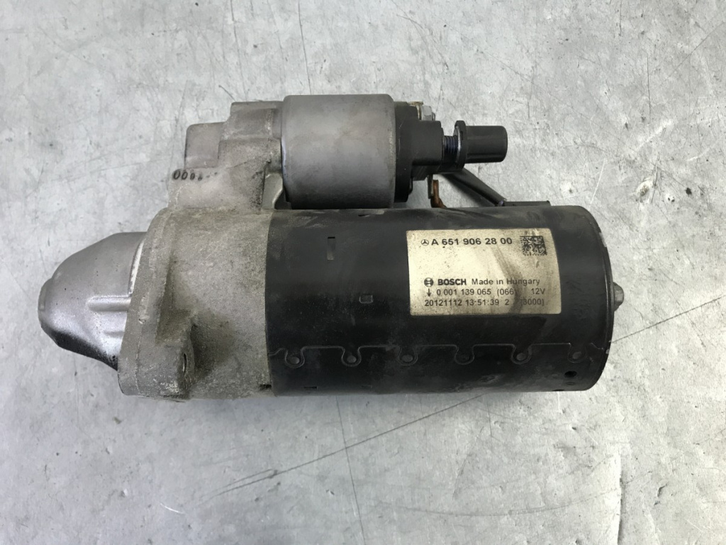 Electromotor demaror Mercedes-Benz E220 W212 CDI 7G-Tronic Plus, 170cp sedan 2012 (A6519062800)