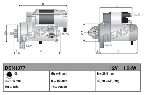 Electromotor Denso Bmw DSN1377