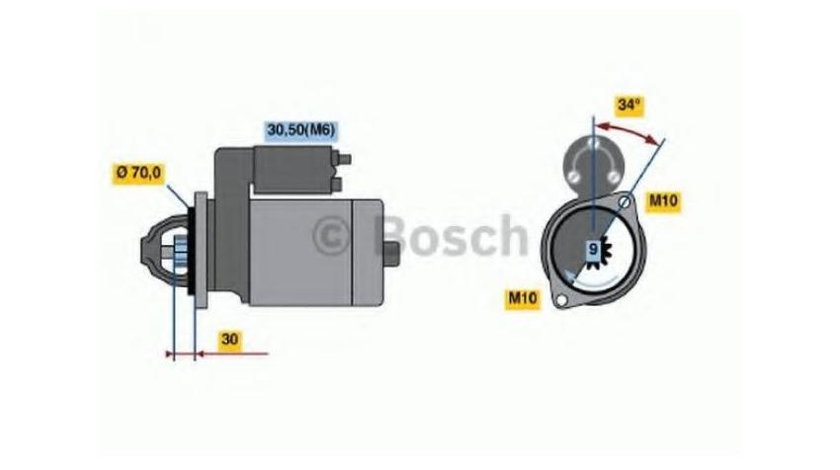 Electromotor Mercedes CLK Cabriolet (A209) 2003-2010 #2 0001107406