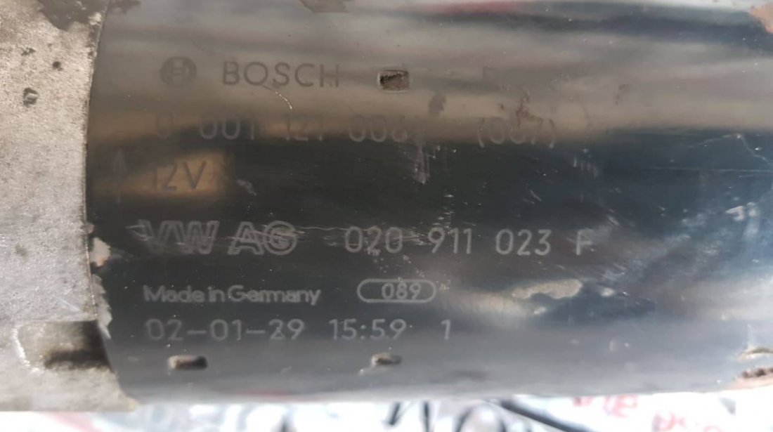 Electromotor original Bosch VW Sharan 1.8 T 150 CP 020911023f 0001121006