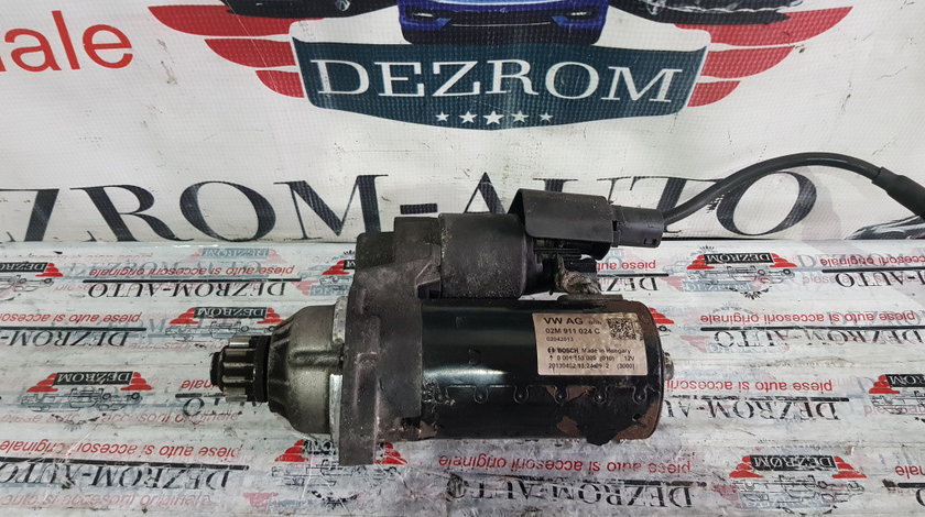 Electromotor original (cutie manuala start-stop) VW Golf VI Plus 2.0 TDi 136/140cp cod piesa : 02M911024C