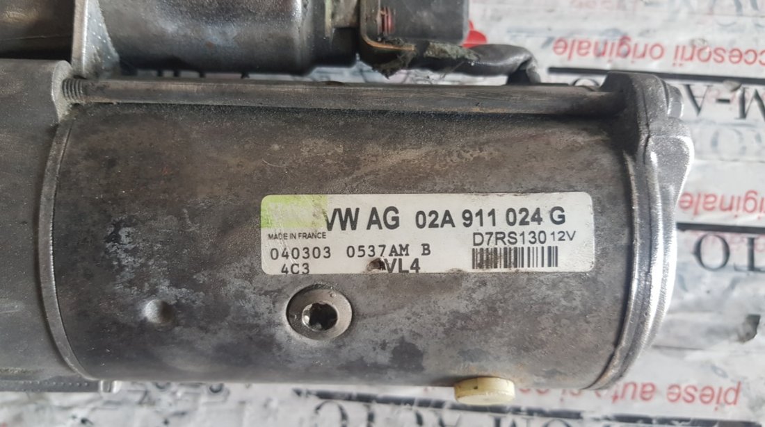 Electromotor original Valeo Audi A3 8L 1.6i 101/102cp 02a911024g