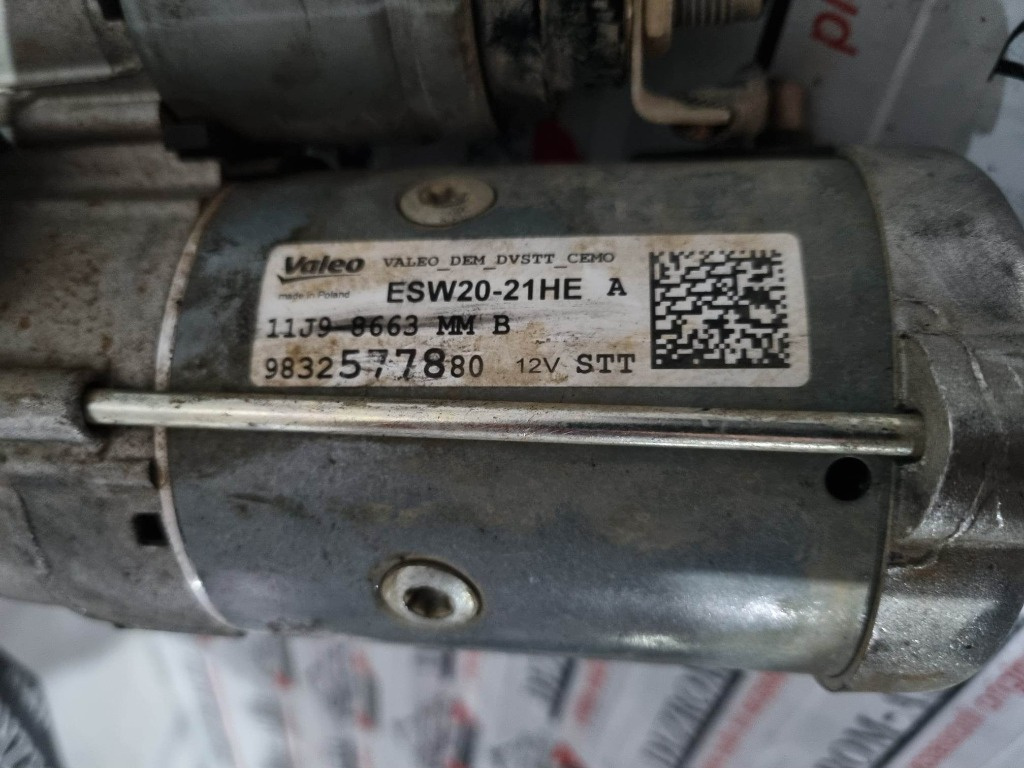 Electromotor Peugeot 5008 II 1.5 BlueHDi 131cp cod piesa : 9832577880