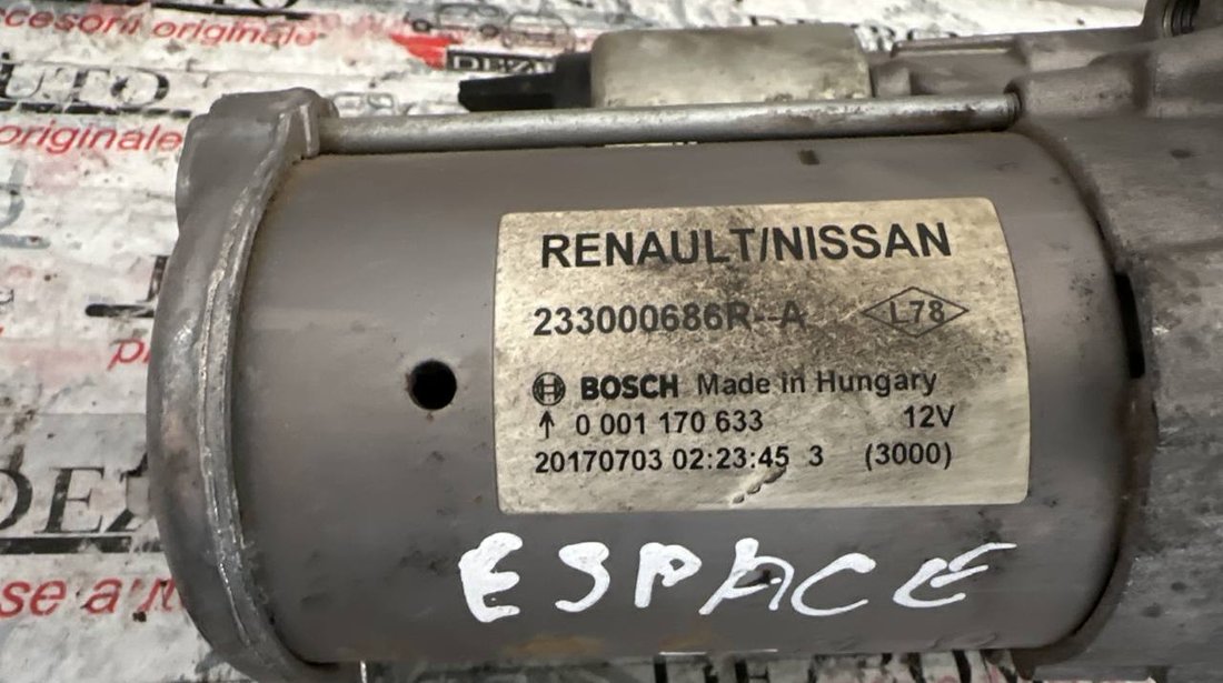 Electromotor Renault Espace V (JR) 1.6 dCi 160 cai cod: 233000686R