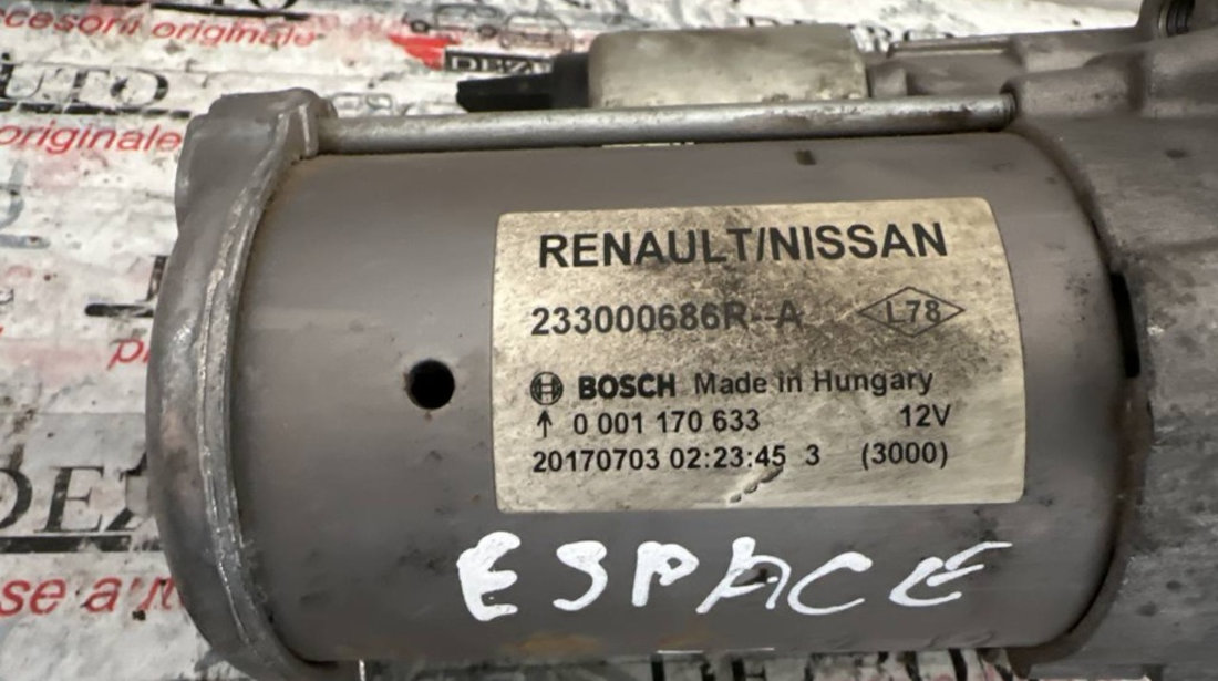 Electromotor Renault Trafic III Van (FG) 1.6 dCi 95 cai cod: 233000686R