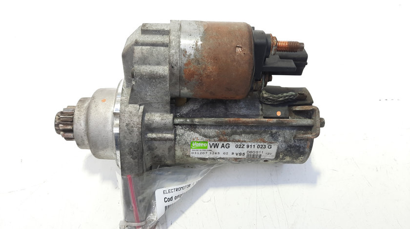 Electromotor Valeo, cod 02Z911023G, Audi A3 (8P1), 1.4 TFSI, CAX, 6 vit man (idi:490769)