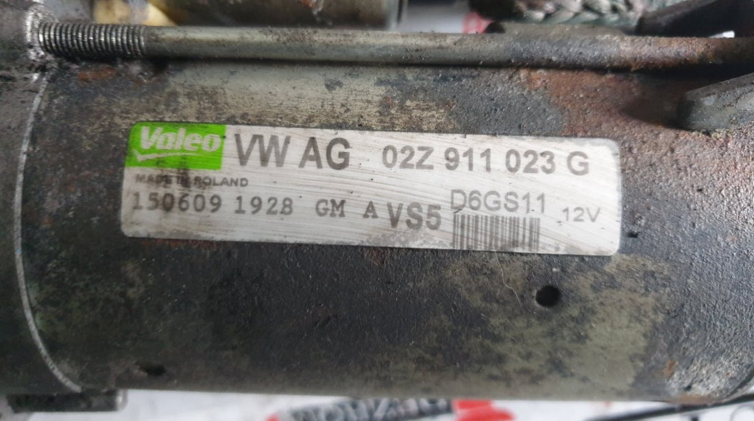 Electromotor VW Passat B6 1.8 TFSI 152 cai motor CGYA cod piesa : 02Z911023G