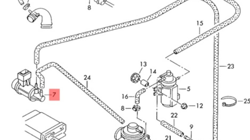 Electrovalva 1J0906283CAudi A4 B6 Break 1.9 tdi 2002 AWX OEM 1J0906283C