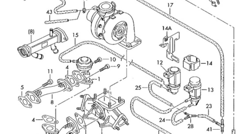 Electrovalva N75 1K0906627A Vw Passat B7 2.0 TDI 2012 CFFB OEM 1K0906627A