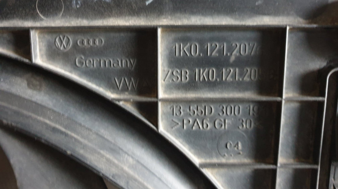 Electroventilatoare originale cu suport VW Golf 5 1.4 TSI 140/170 cai cod piesa : 1k0121207g