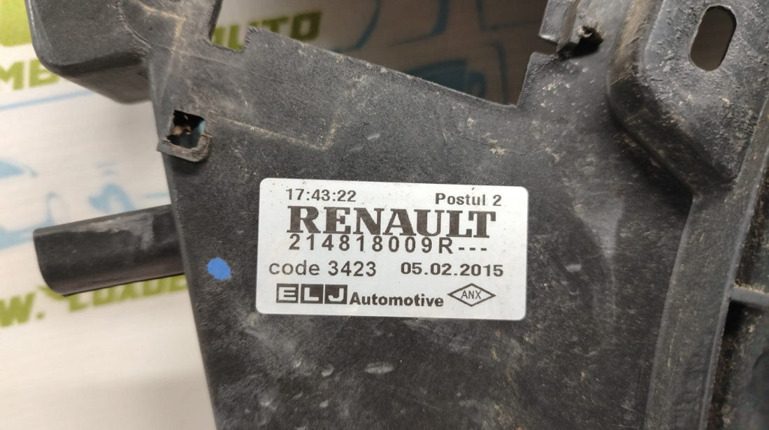 Electroventilator 1.5 dci 214818009r Dacia Sandero 2 [2013 - 2016]