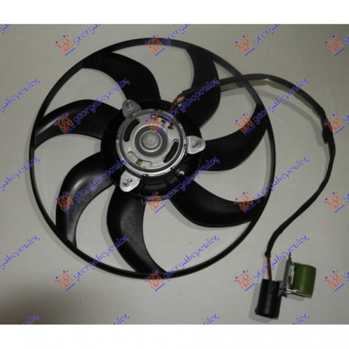 Electroventilator (4pin) (390mm) - Opel Astra H 2004 , 13126354