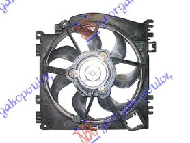 Electroventilator (+Ac/) Benzina-Dies - Renault Clio 2006 , 7701059786