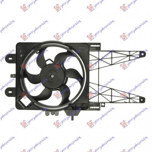 Electroventilator -Ac/ Marelli Type(-Ac/) - Fiat Punto 2003 , 51738357