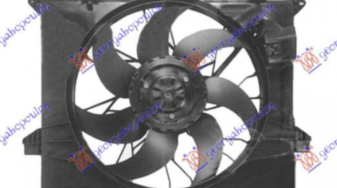 Electroventilator Benzina-Diesel (530mm) (850w) - Mercedes Gl (X164) 2006 , 1645000093