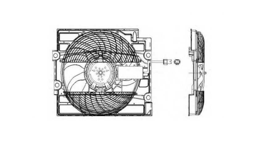 Electroventilator BMW 5 (E39) 1995-2003 #2 0639752