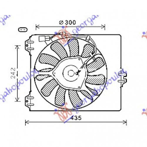 Electroventilator Complet 1 9jtd 1 9ddis - Fiat Sedici 2007 , 71746872