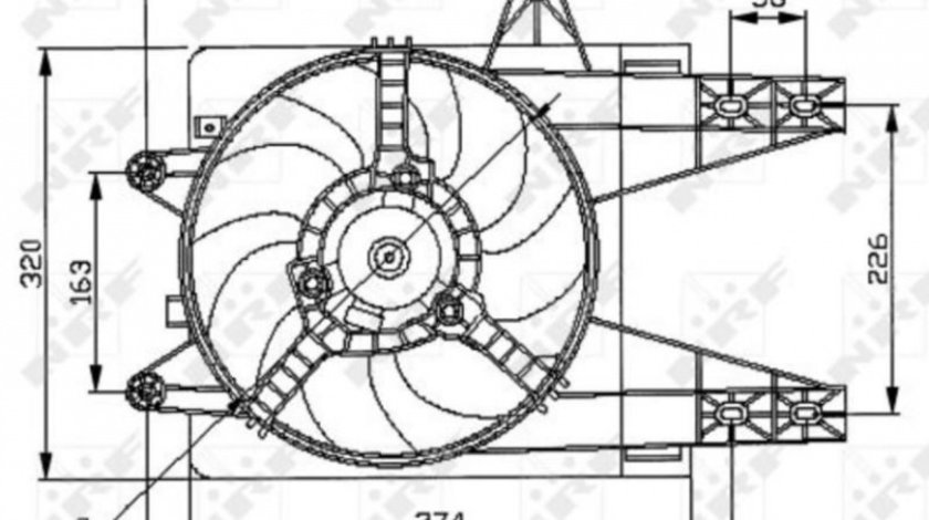 Electroventilator Fiat PUNTO (176) 1993-1999 #2 05041197