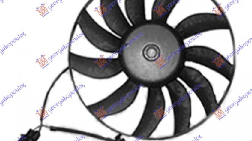 Electroventilator (Motor+Fan) (360mm) (100w) - Vw Golf Vi 2008 , 1k0959455cn