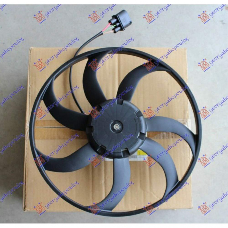 Electroventilator (Motor+Fan) (395mm) (400w) (4pin) - Seat Toledo 2012 , 6r0959455d