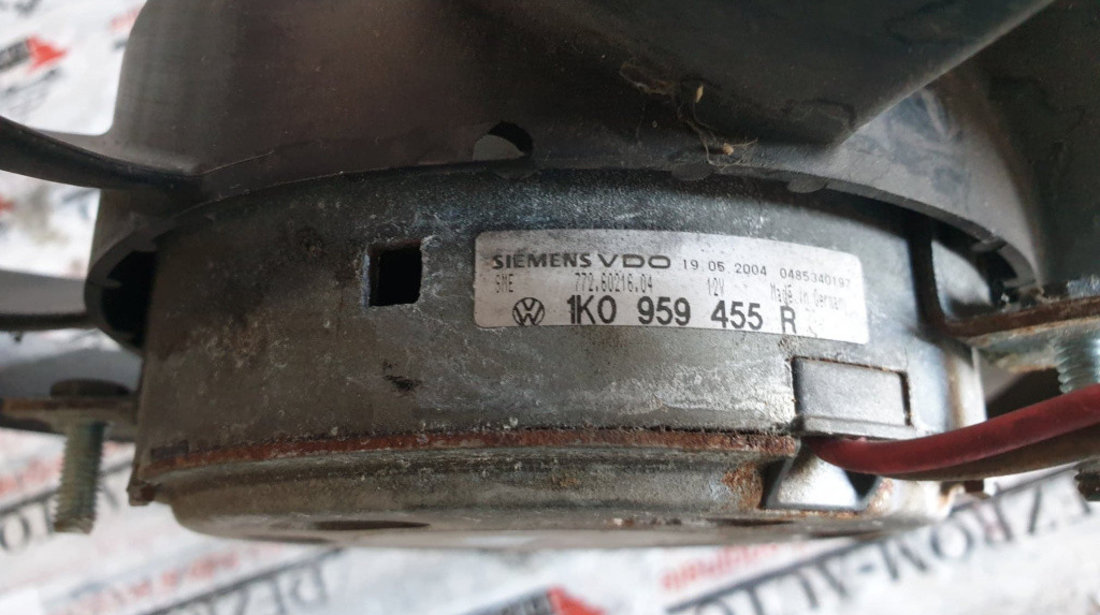 Electroventilator original SKODA Yeti 5L 1.4TSi 122 cai cod piesa : 1K0959455R