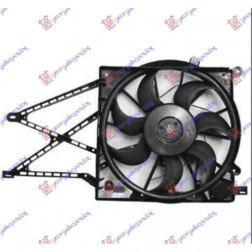 Electroventilator Pentru 1 3-1 7-1 9cdti-2 0 Opc - Opel Zafira 2005 , 1341378