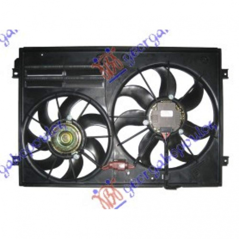 Electroventilator Pet-Dsl (Rad 45cm) - Audi Tt 2006 , 1k0121207ad