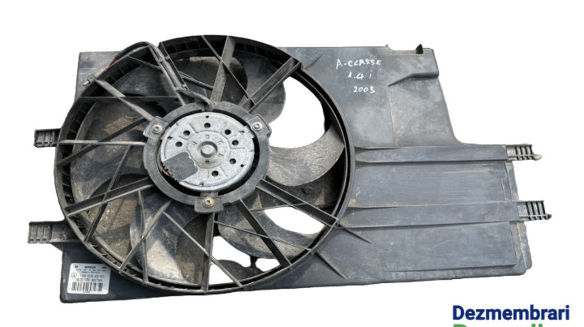 Electroventilator racire motor Cod: 1685000193 Mercedes-Benz A-Class W168 [1997 - 2001] Hatchback A 140 MT (82 hp)