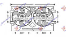 Electroventilator - Seat Cordoba 1999 , 6k0121191