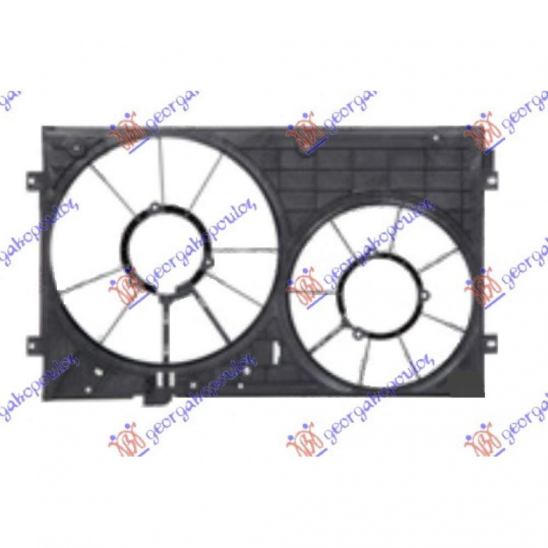 Electroventilator - Skoda Octavia 5 2004 , 1k0121207j9b9