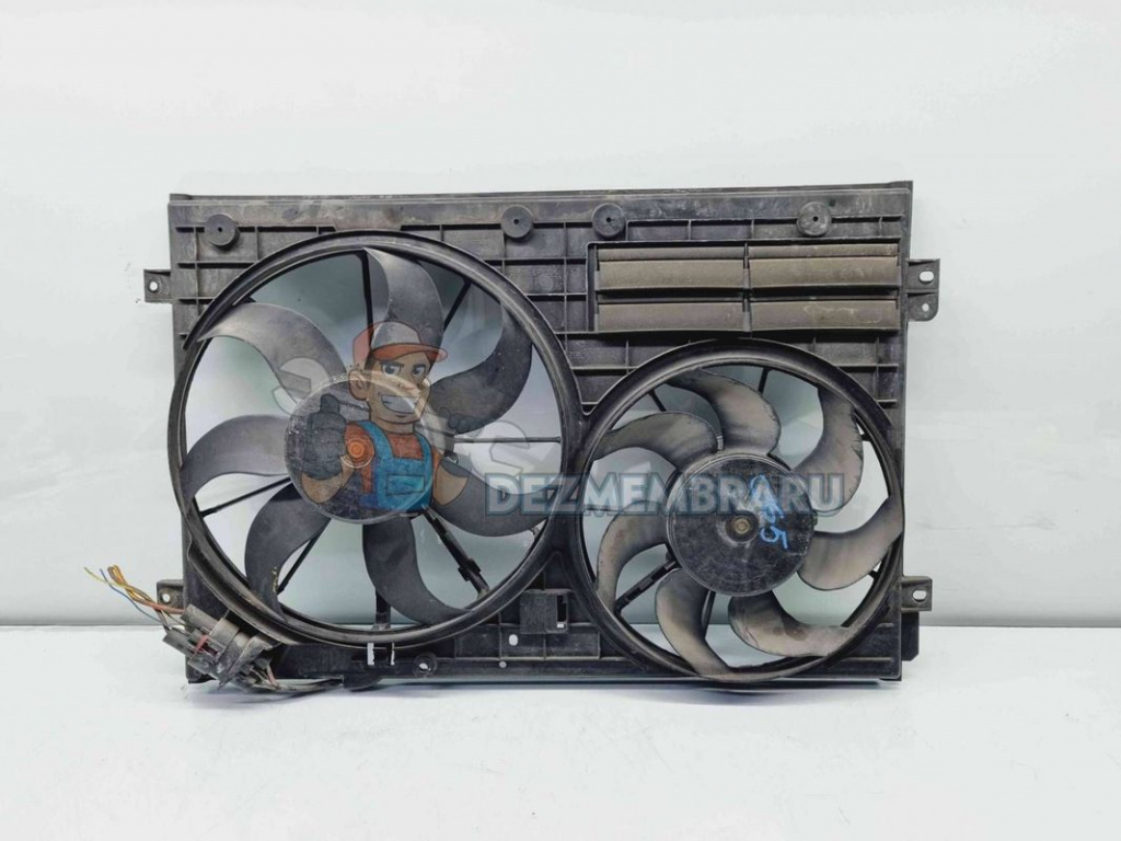 Electroventilator Skoda Yeti (5L) [Fabr 2009-2020] 1K0121207BC 2.0 TDI CFHA 81KW / 110CP