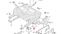 Element reglaj scaun pe inaltime dreapta Volkswage...