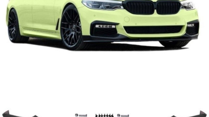 Elemente tuning Bmw G30 seria 5 prelungire bara fata spate praguri eleron grile negre ⭐⭐⭐⭐⭐