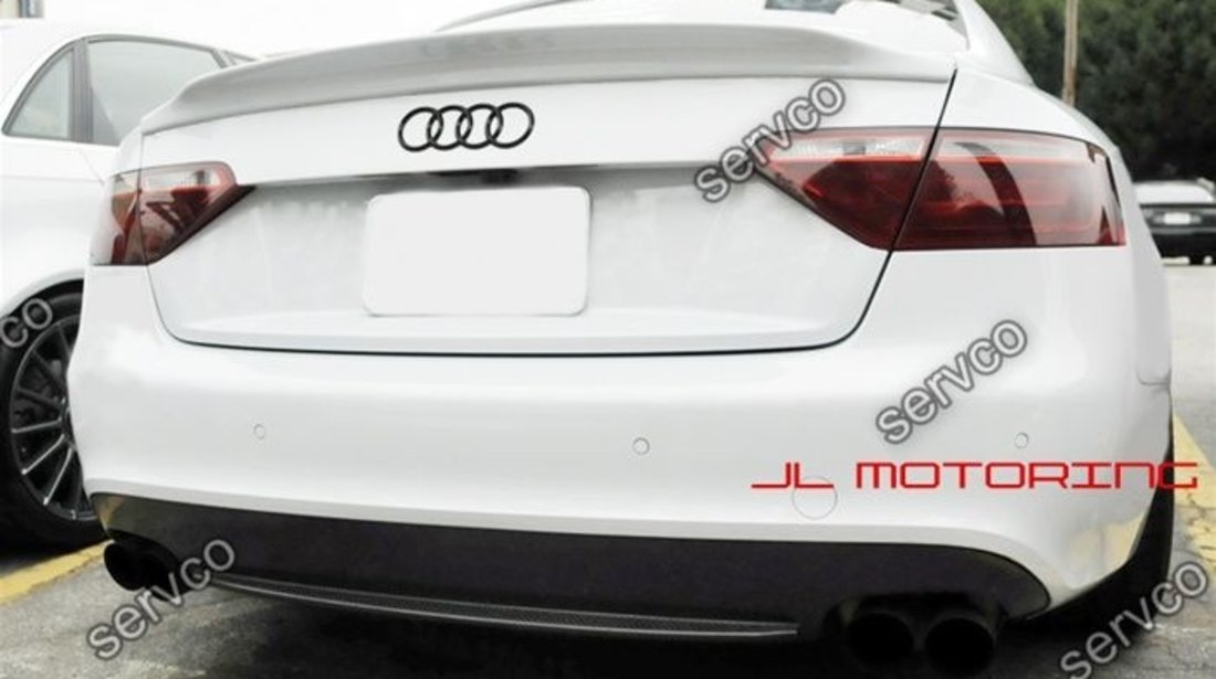 Eleron Caractere Sline capota portbagaj tuning sport Audi A5 Coupe 8T 8T3 S5 2007-2012 v2