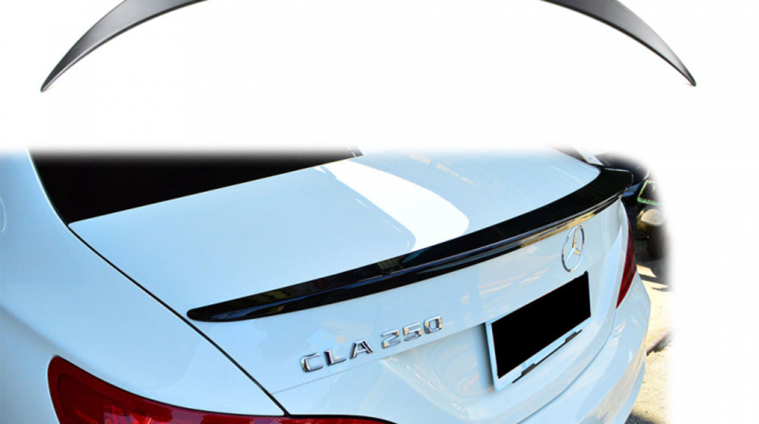 Eleron portbagaj pentru Mercedes CLA W117 model AMG plastic ABS Produs de calitate