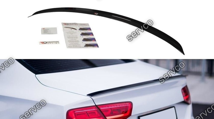 Eleron portbagaj spoiler cap Audi A8 D4 2010-2013 v1 - Maxton Design