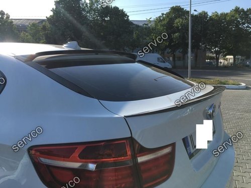 Eleron prelungire portbagaj tuning sport spoiler BMW X6 E71 E72 Mlook pachet M tech v1