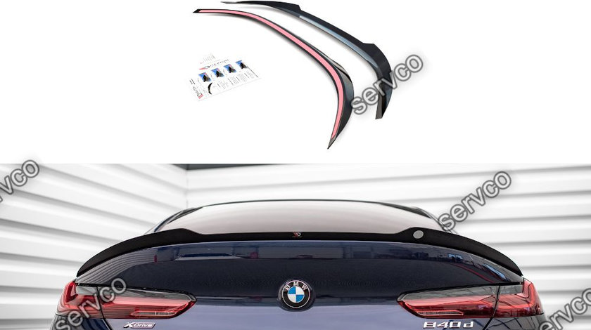 Eleron spoiler cap BMW Seria 8 G16 Gran Coupe M-Pack 2019- v2 - Maxton Design