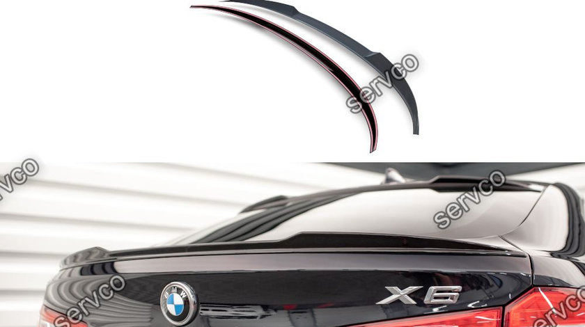 Eleron spoiler cap Bmw X6 F16 M-Pachet 2014-2019 v2 - Maxton Design