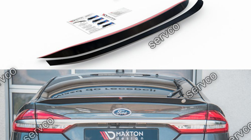 Eleron spoiler cap Ford Mondeo Mk5 Facelift Liftback 2019- v1 - Maxton Design