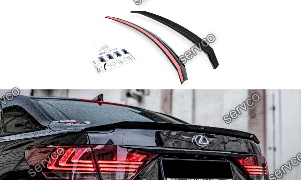 Eleron spoiler cap Lexus LS Mk4 Facelift 2012-2017 v1 - Maxton Design