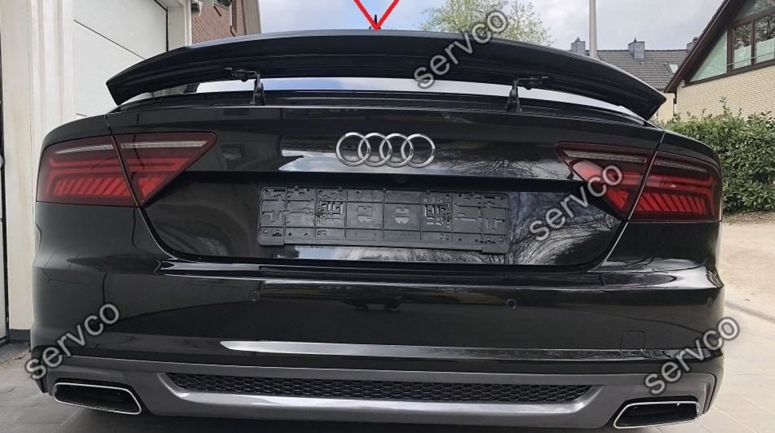 Eleron spoiler portbagaj tuning sport Audi A7 4G8 Facelift 2014-2017 v1